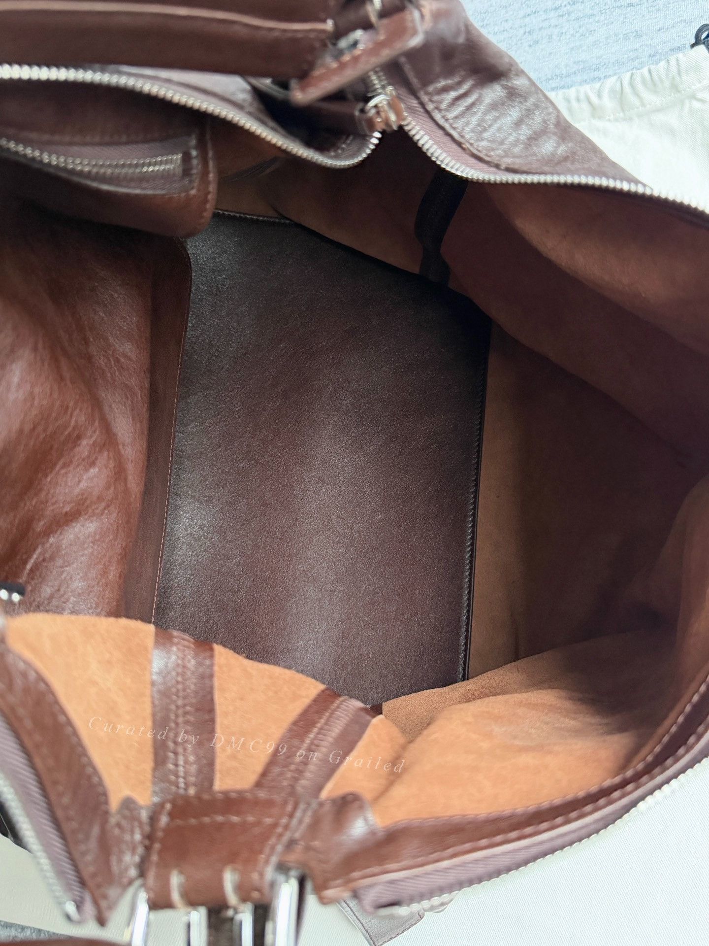 Lemaire Lemaire Belted Hobo Leather Tote Size ONE SIZE - 7 Thumbnail