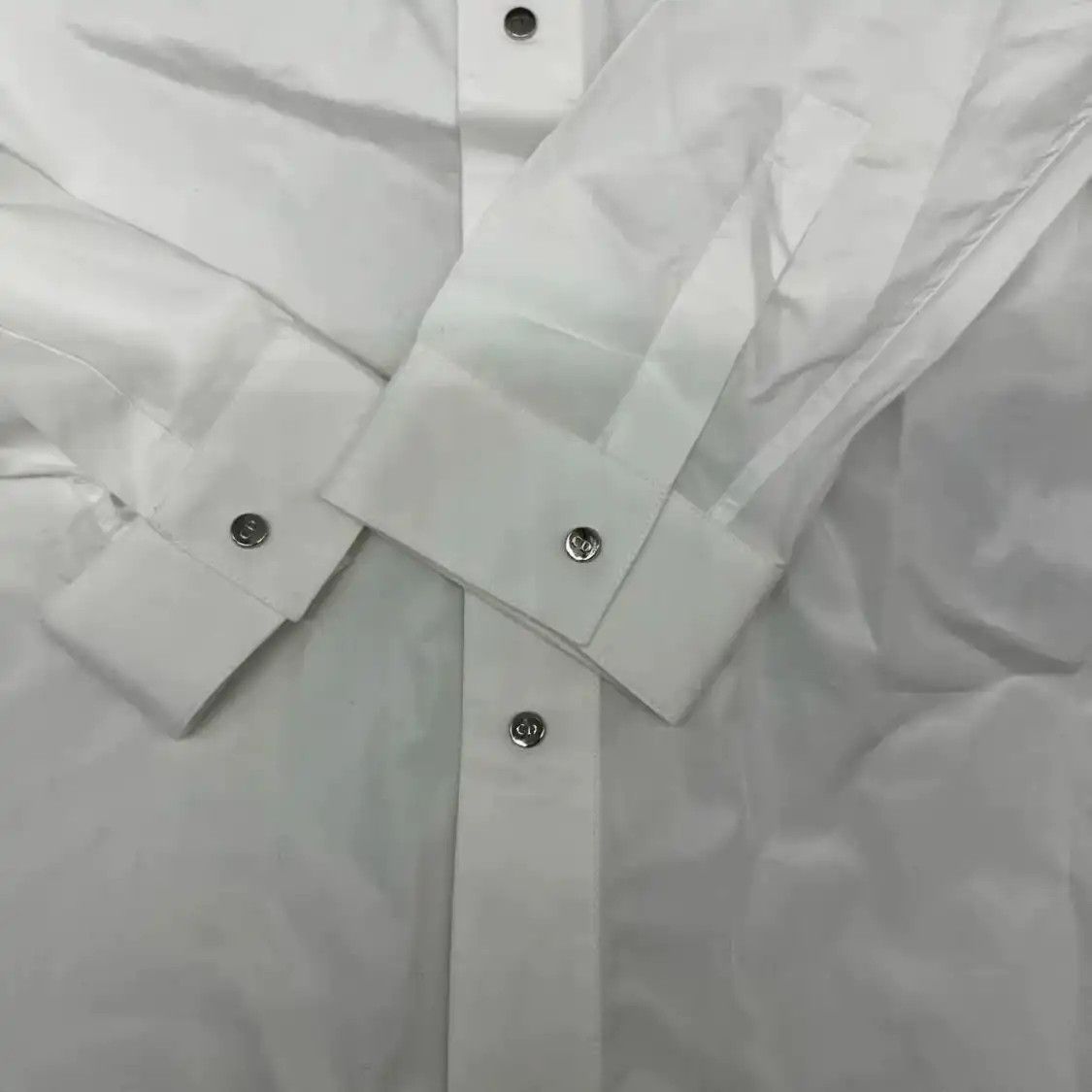 Dior DIOR L white cotton Women's shirt Size L / US 10 / IT 46 - 5 Thumbnail