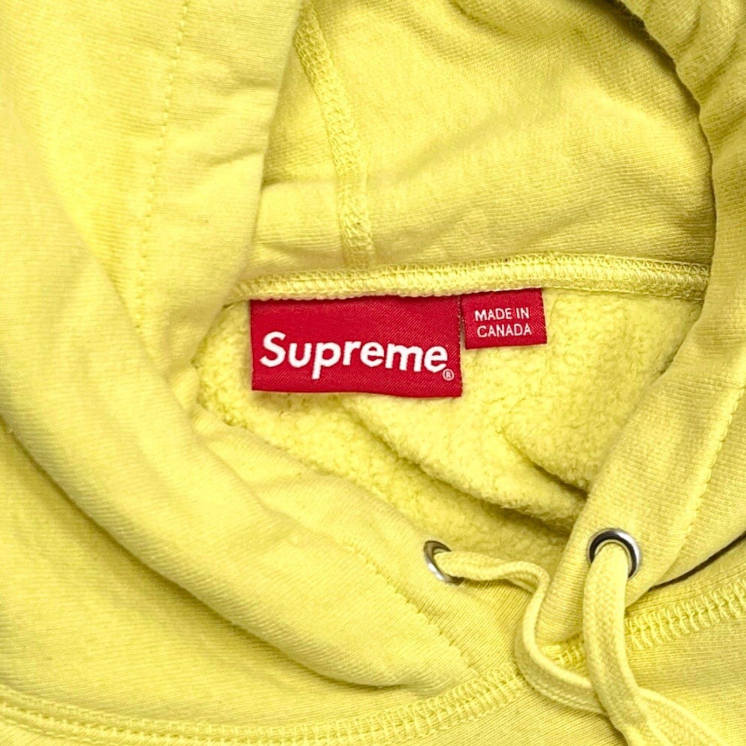 KAWS Chalk Logo Hooded Sweatshirt Light Lemon