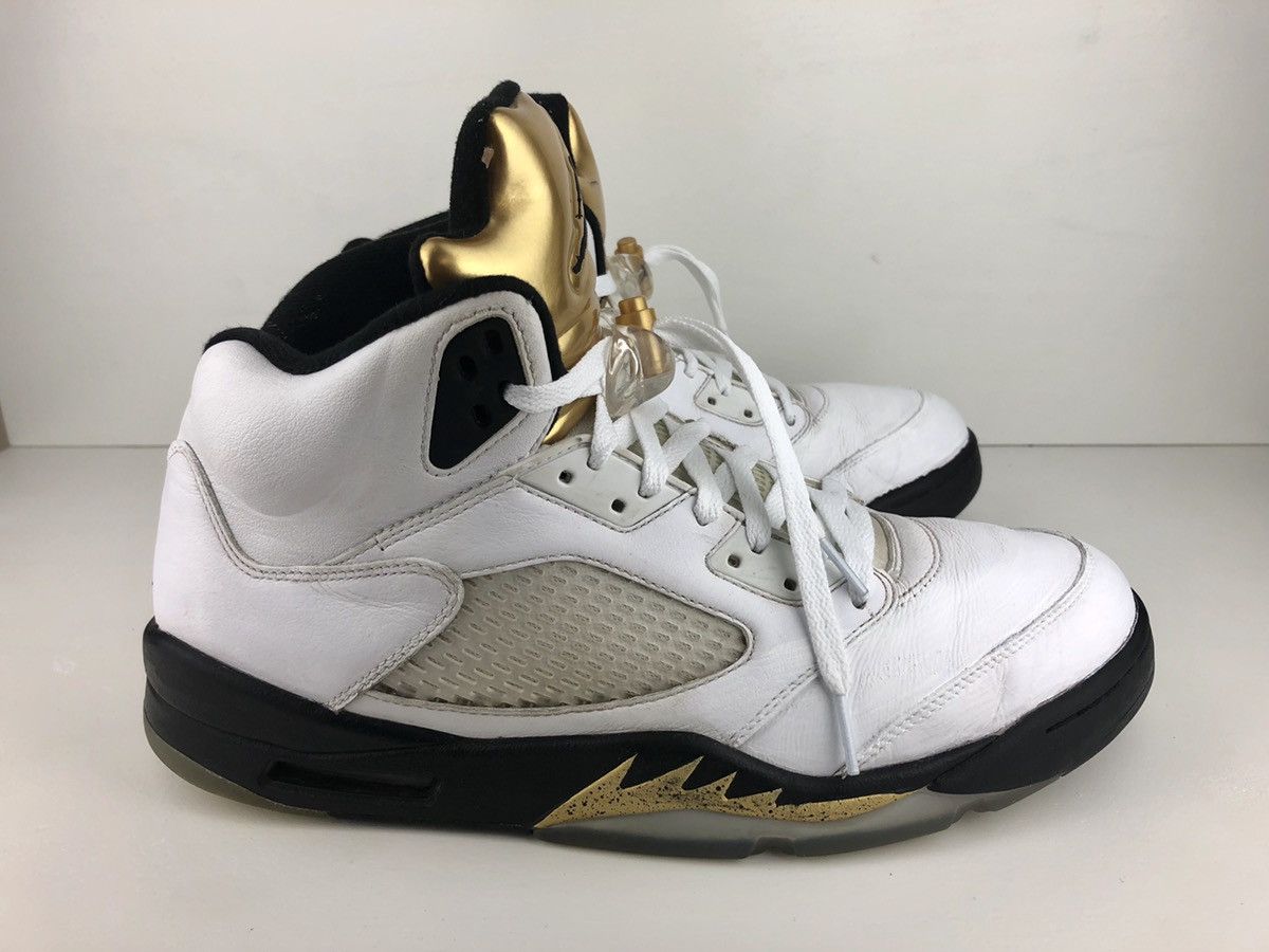 Air jordan 5 gold medal clearance