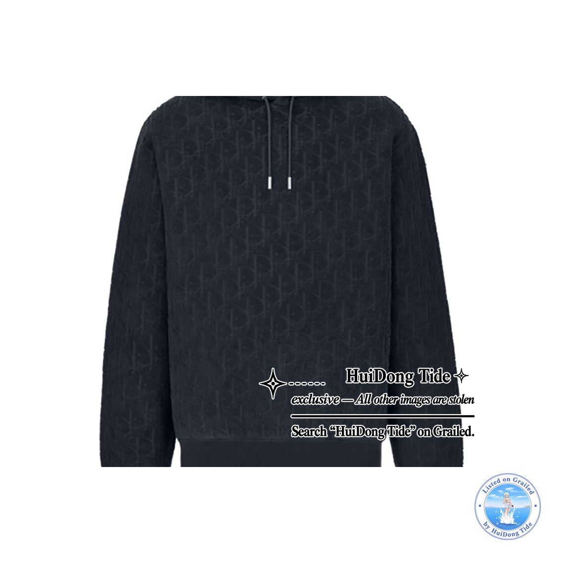 Dior Dior Oblique Terry Hoodie Size L Size US L / EU 52-54 / 3 - 10 Thumbnail