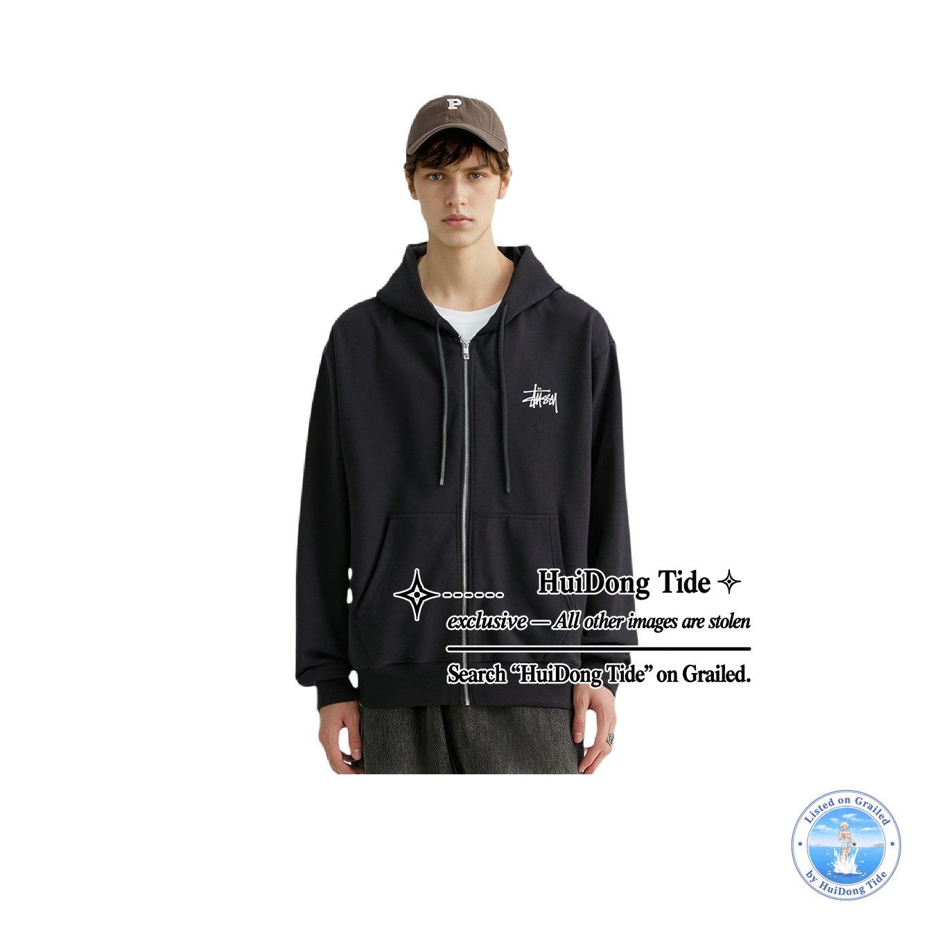 Stussy Stussy Basic Logo Zip Up Hoodie Size S Size US S / EU 44-46 / 1 - 14 Thumbnail
