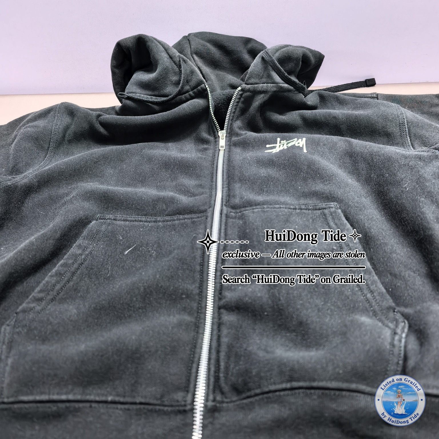Stussy Stussy Basic Logo Zip Up Hoodie Size S Size US S / EU 44-46 / 1 - 11 Thumbnail
