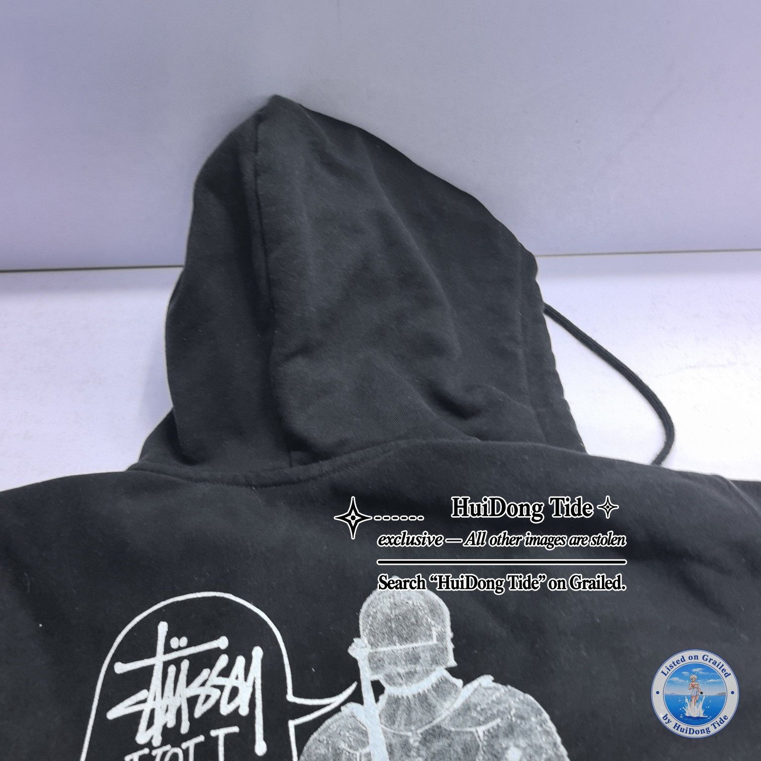 Stussy Stussy Knight Graphic Zip Up Hoodie Size S Size US S / EU 44-46 / 1 - 6 Thumbnail