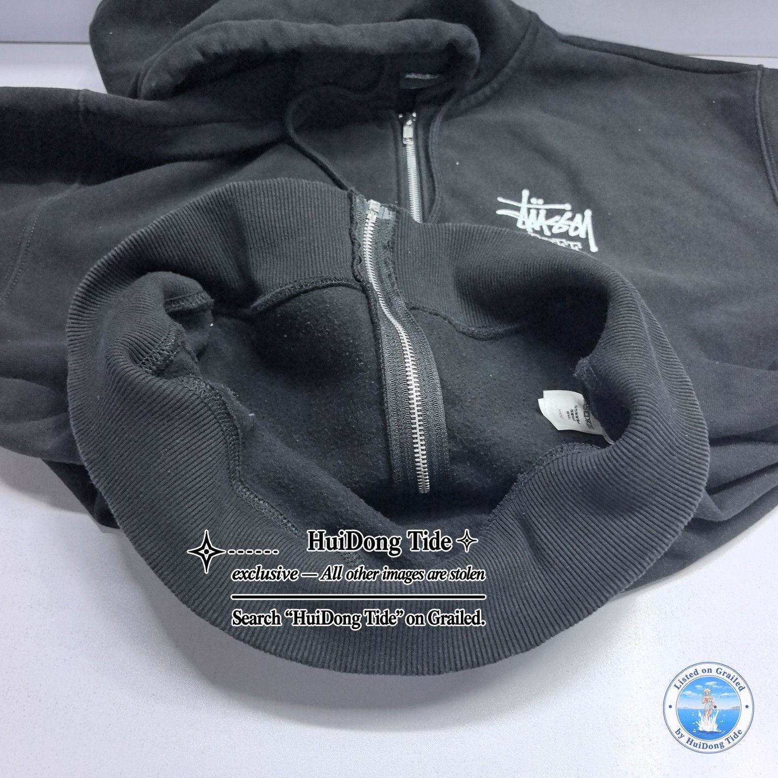 Stussy Stussy Knight Graphic Zip Up Hoodie Size S Size US S / EU 44-46 / 1 - 9 Thumbnail