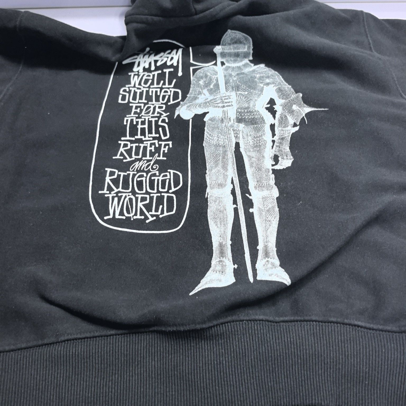 Stussy Stussy Knight Graphic Zip Up Hoodie Size S Size US S / EU 44-46 / 1 - 13 Thumbnail