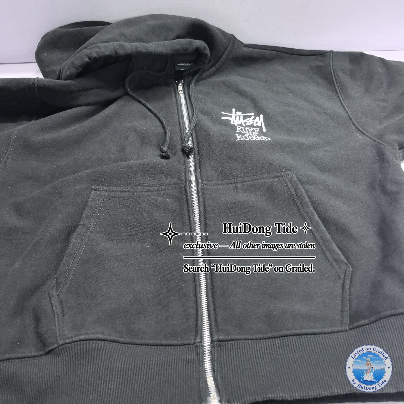 Stussy Stussy Knight Graphic Zip Up Hoodie Size S Size US S / EU 44-46 / 1 - 8 Thumbnail