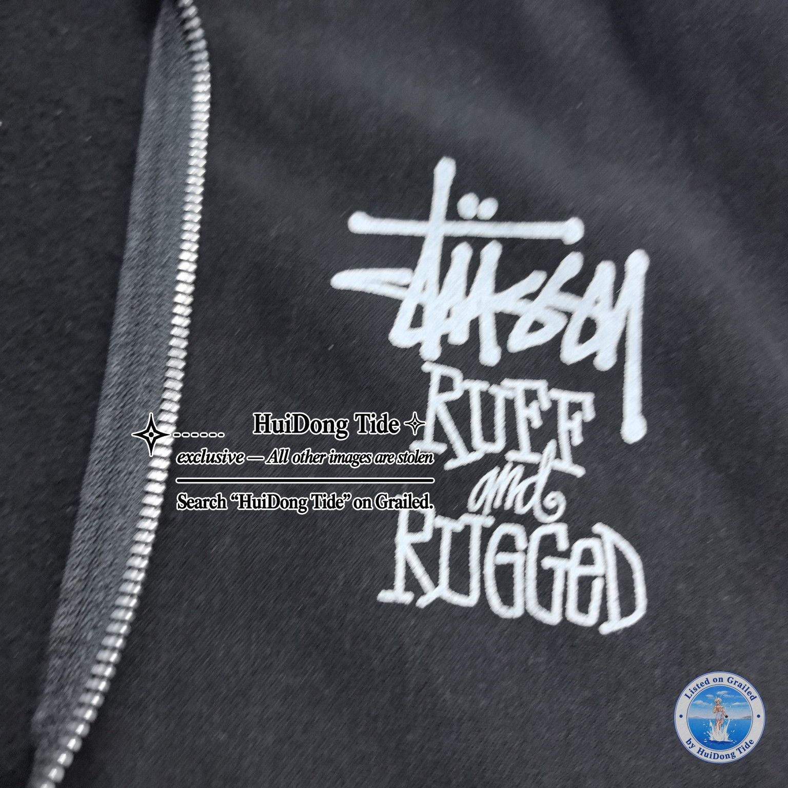 Stussy Stussy Knight Graphic Zip Up Hoodie Size S Size US S / EU 44-46 / 1 - 4 Thumbnail
