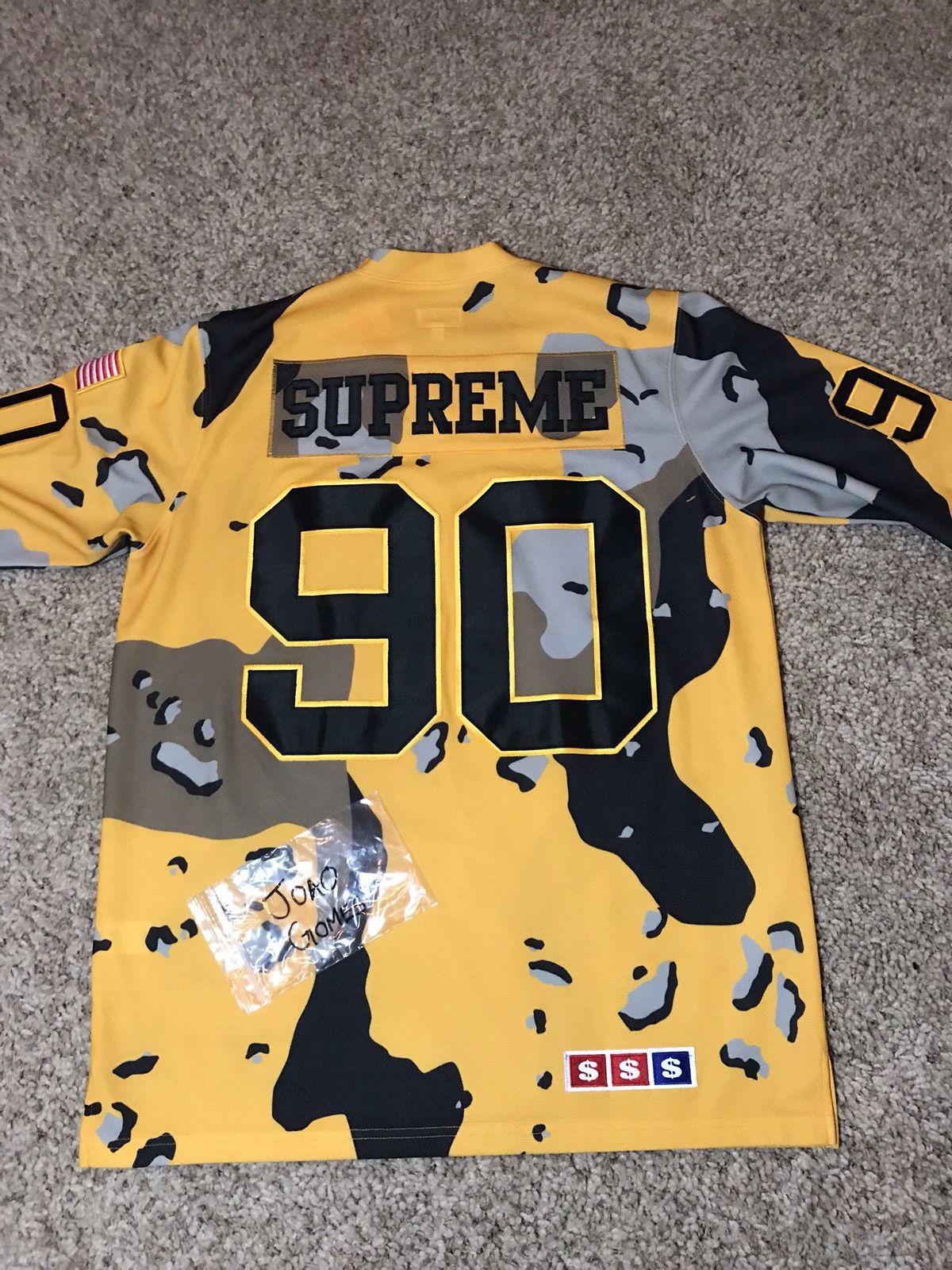 SUPREME DESERT CAMO HOCKEY JERSEY - WHITE