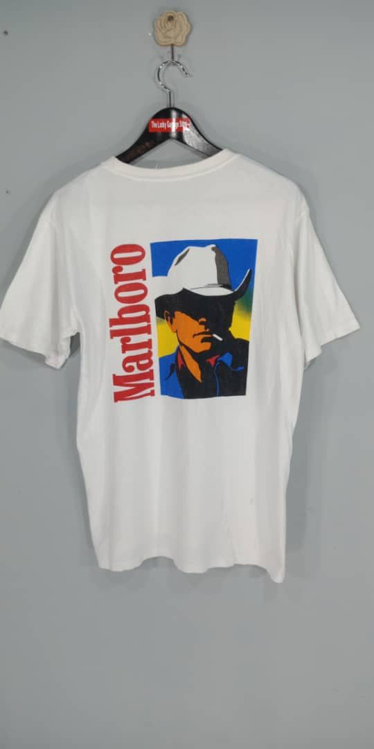 Marlboro × Vintage Vintage Marlboro Big Logo Very Nice Design Size US L / EU 52-54 / 3 - 1 Thumbnail