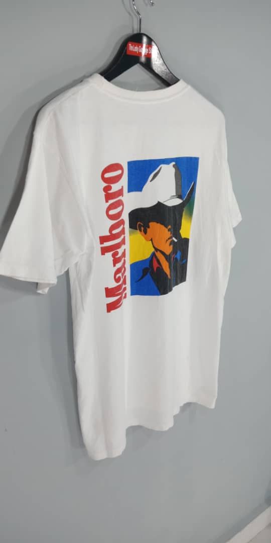 Marlboro × Vintage Vintage Marlboro Big Logo Very Nice Design Size US L / EU 52-54 / 3 - 4 Thumbnail