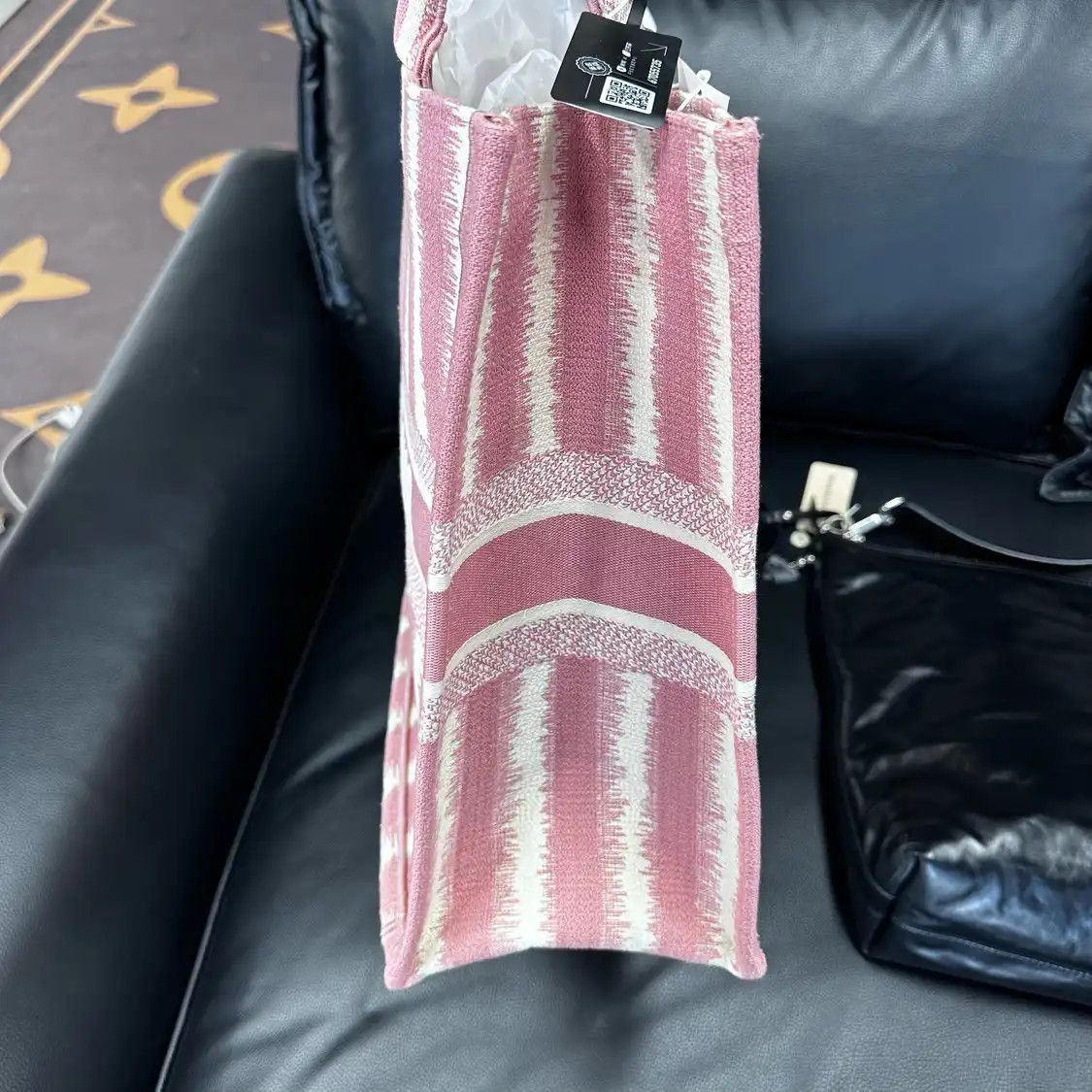 Dior DIOR Book Tote Large pink fabric handbag Size ONE SIZE - 2 Thumbnail
