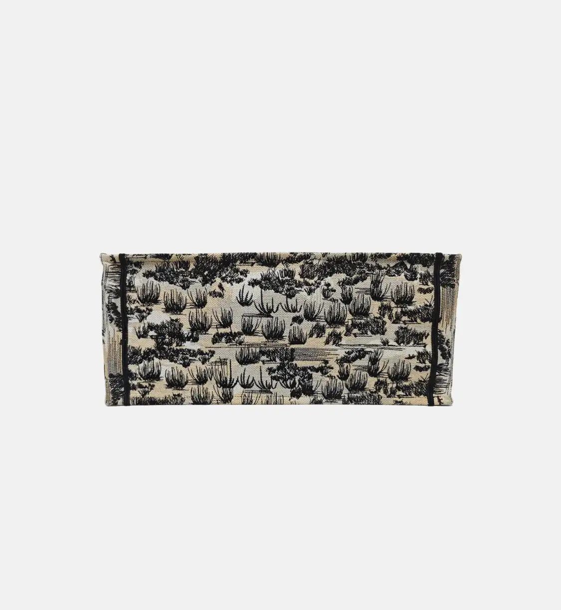 Dior DIOR Book Tote multi-color fabric embroidery print handbag Size ONE SIZE - 6 Thumbnail