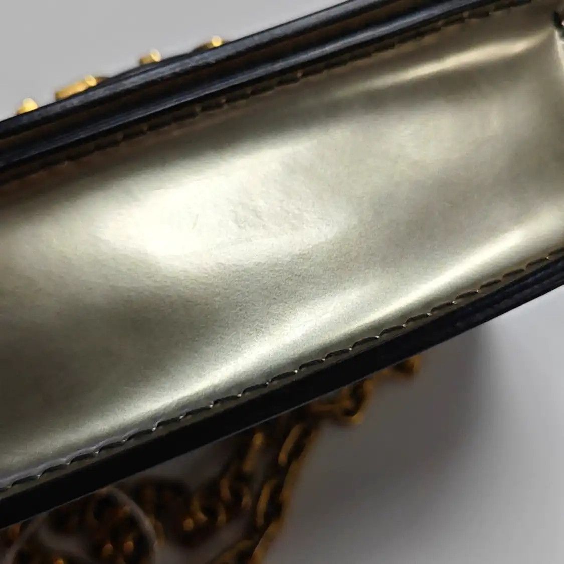 Dior DIOR J' Adior champagne cowhide leather shoulder bag crossbody bag gold hardware Size ONE SIZE - 14 Thumbnail