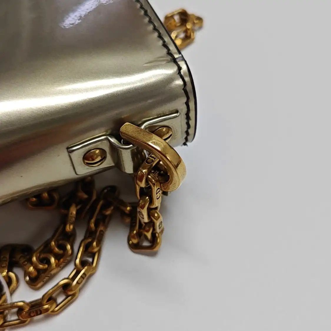 Dior DIOR J' Adior champagne cowhide leather shoulder bag crossbody bag gold hardware Size ONE SIZE - 17 Thumbnail