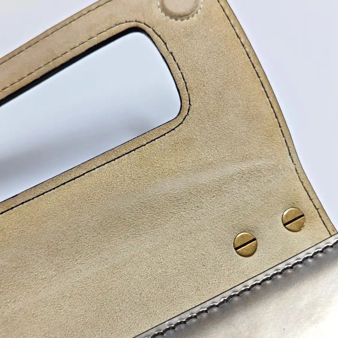 Dior DIOR J' Adior champagne cowhide leather shoulder bag crossbody bag gold hardware Size ONE SIZE - 9 Thumbnail