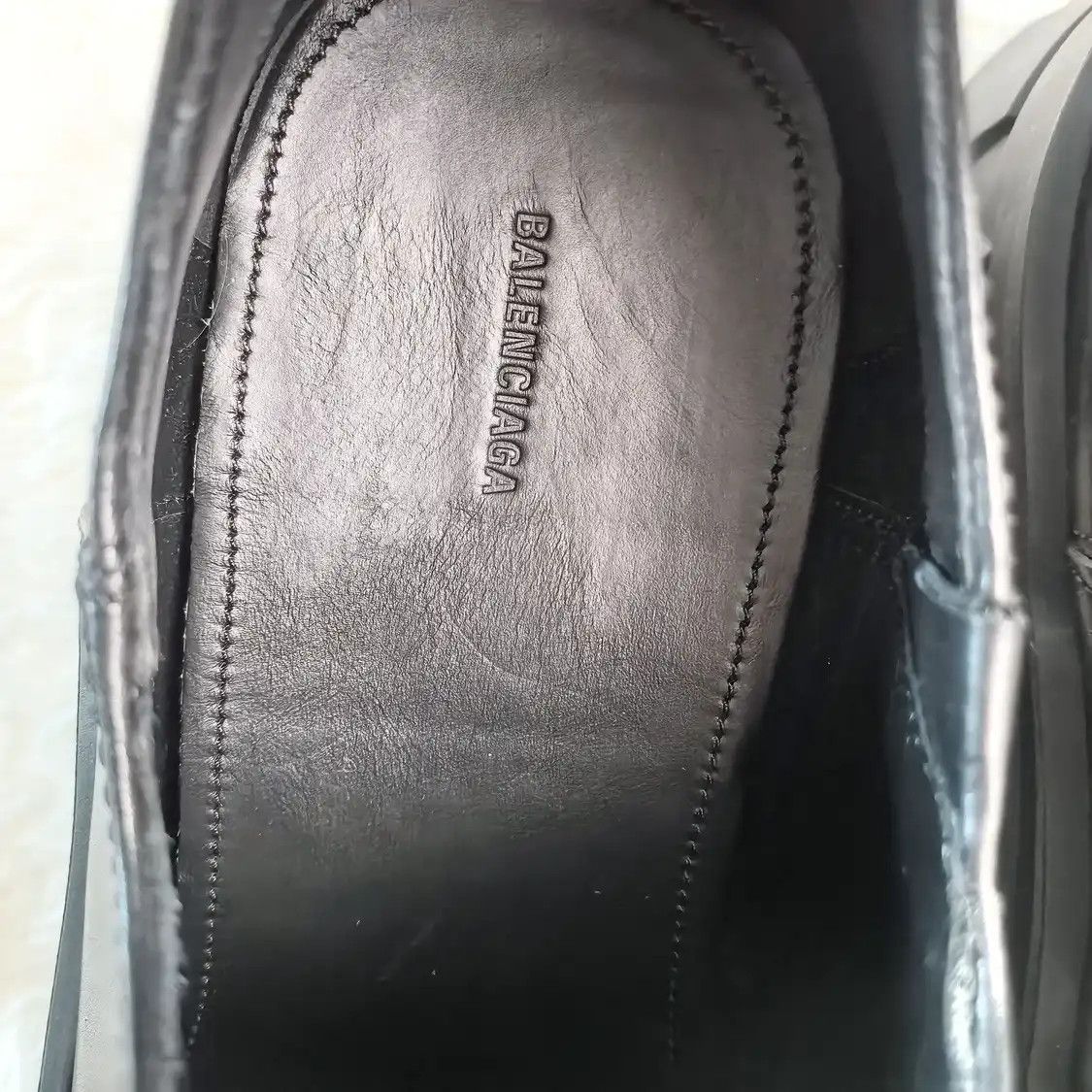 Balenciaga BALENCIAGA black leather Men's ankle boots 43 Size US 10 / EU 43 - 13 Thumbnail