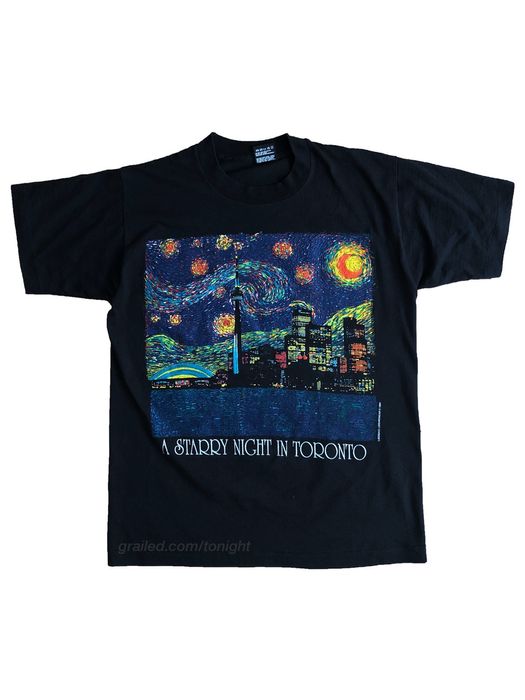 Vintage 1992 Vintage Van Gogh Starry Night Toronto Tee | Grailed