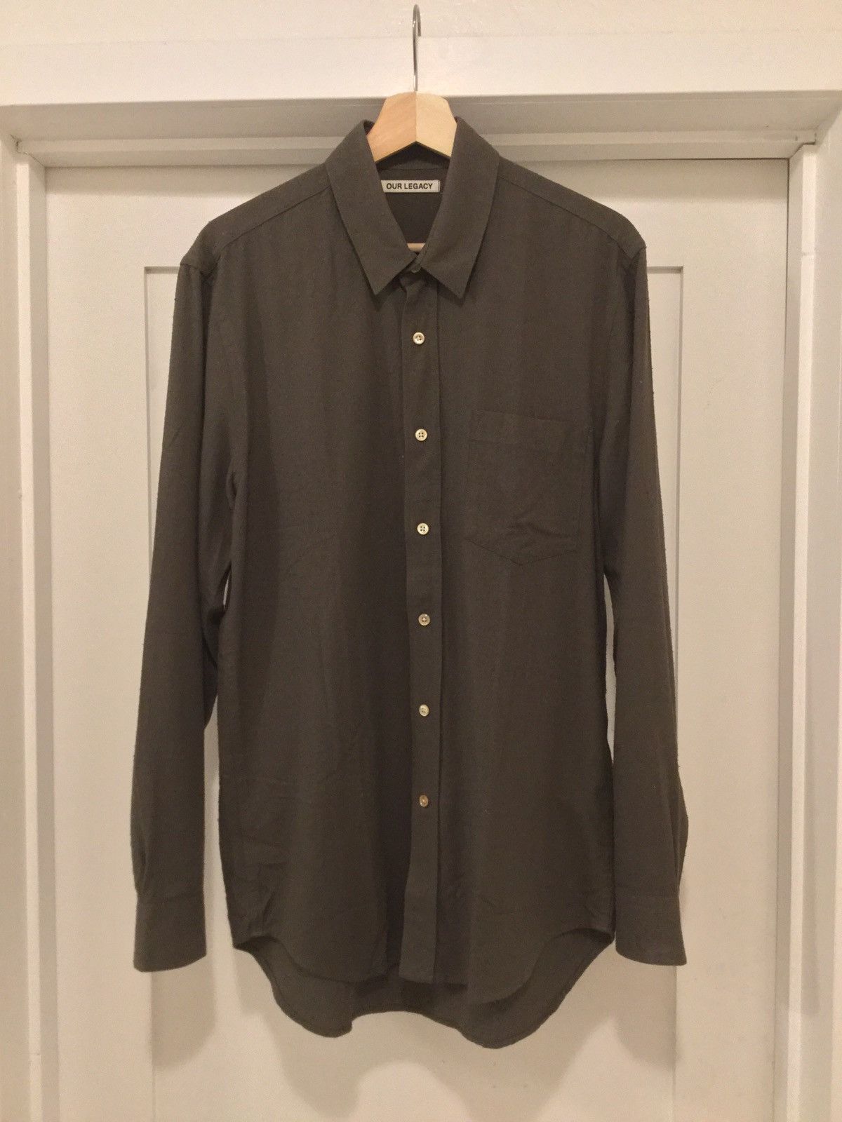 Our Legacy Our Legacy Classic Shirt Mud Silk Grailed