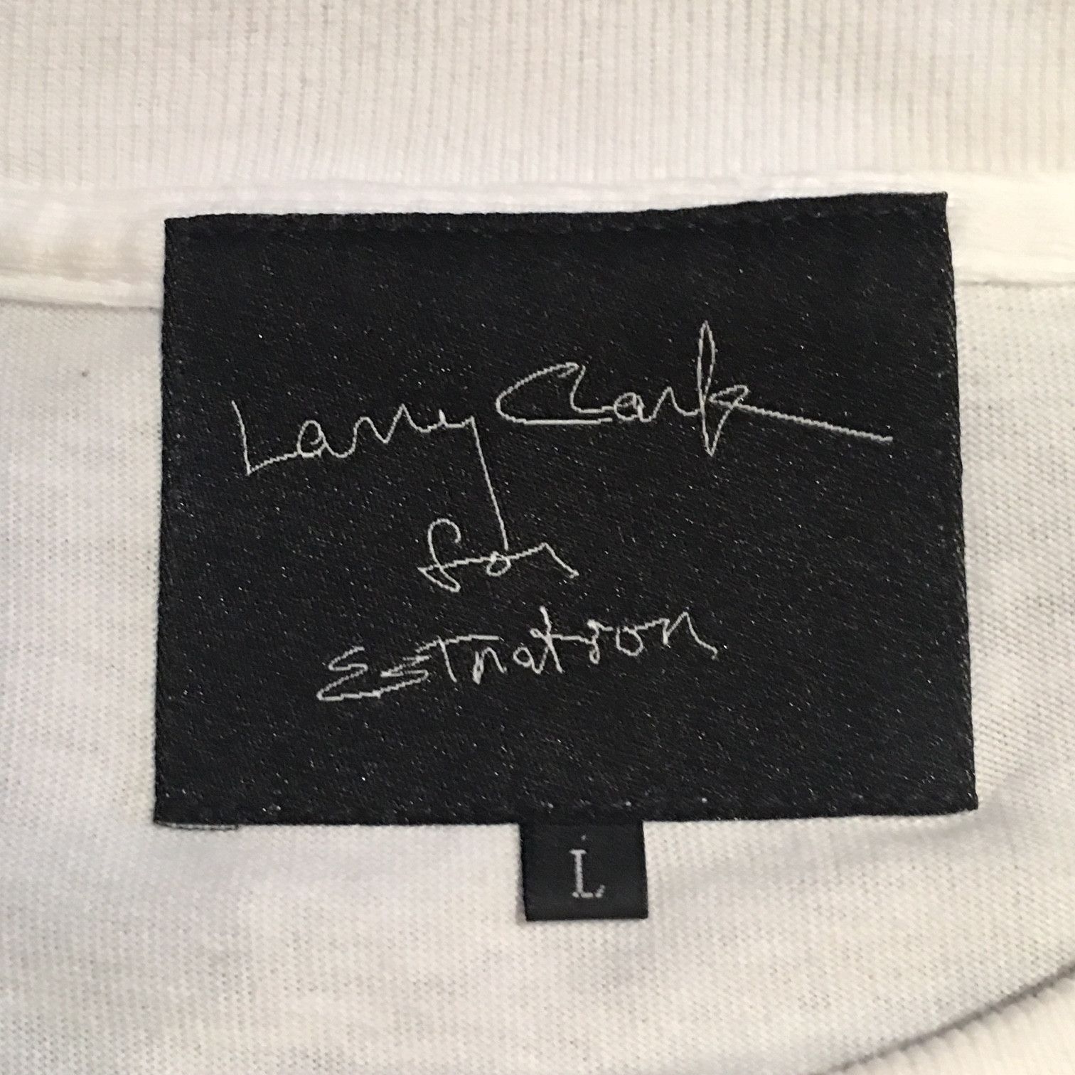 Tea Club Scheme Team Estnation Larry Clark The Smell of Us Tee White Size US L / EU 52-54 / 3 - 3 Thumbnail