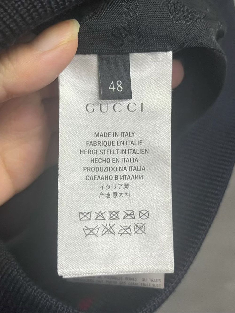 Gucci Gucci Leather Bomber Jacket Size 48 Size US M / EU 48-50 / 2 - 5 Thumbnail