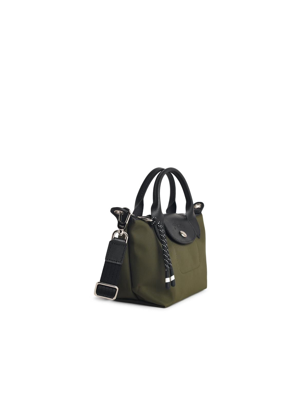 Longchamp LONGCHAMP Bag With 'Xs Le Pliage Energy' Handle In Kaki Recycled Tela Size ONE SIZE - 2 Thumbnail