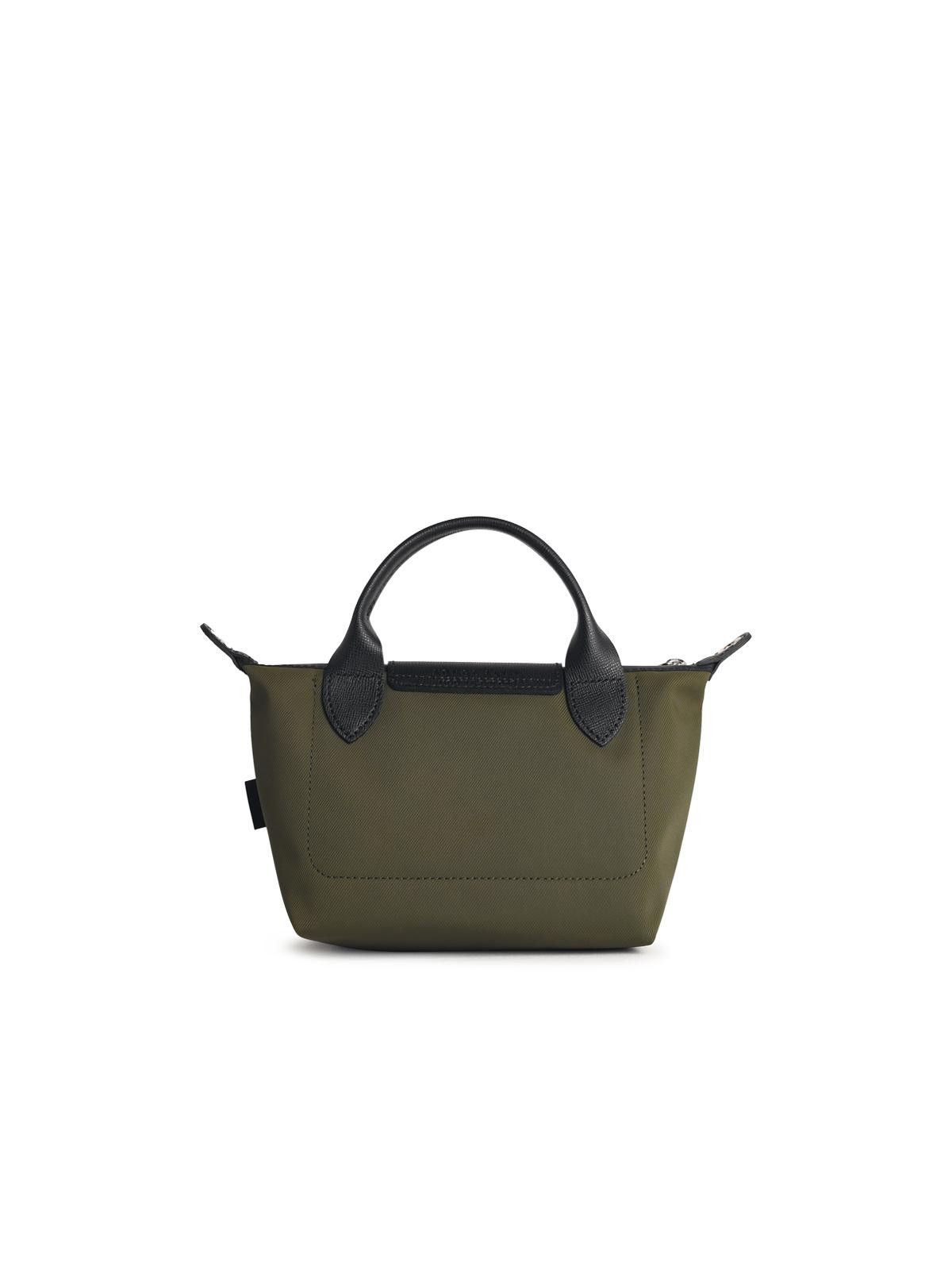 Longchamp LONGCHAMP Bag With 'Xs Le Pliage Energy' Handle In Kaki Recycled Tela Size ONE SIZE - 3 Thumbnail