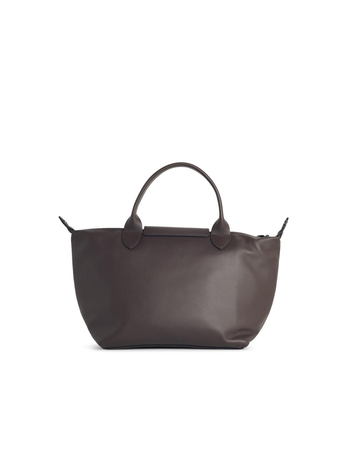 Longchamp LONGCHAMP 'S Le Pliage Xtra' Leather 'Moka' Handle Bag Size ONE SIZE - 3 Thumbnail