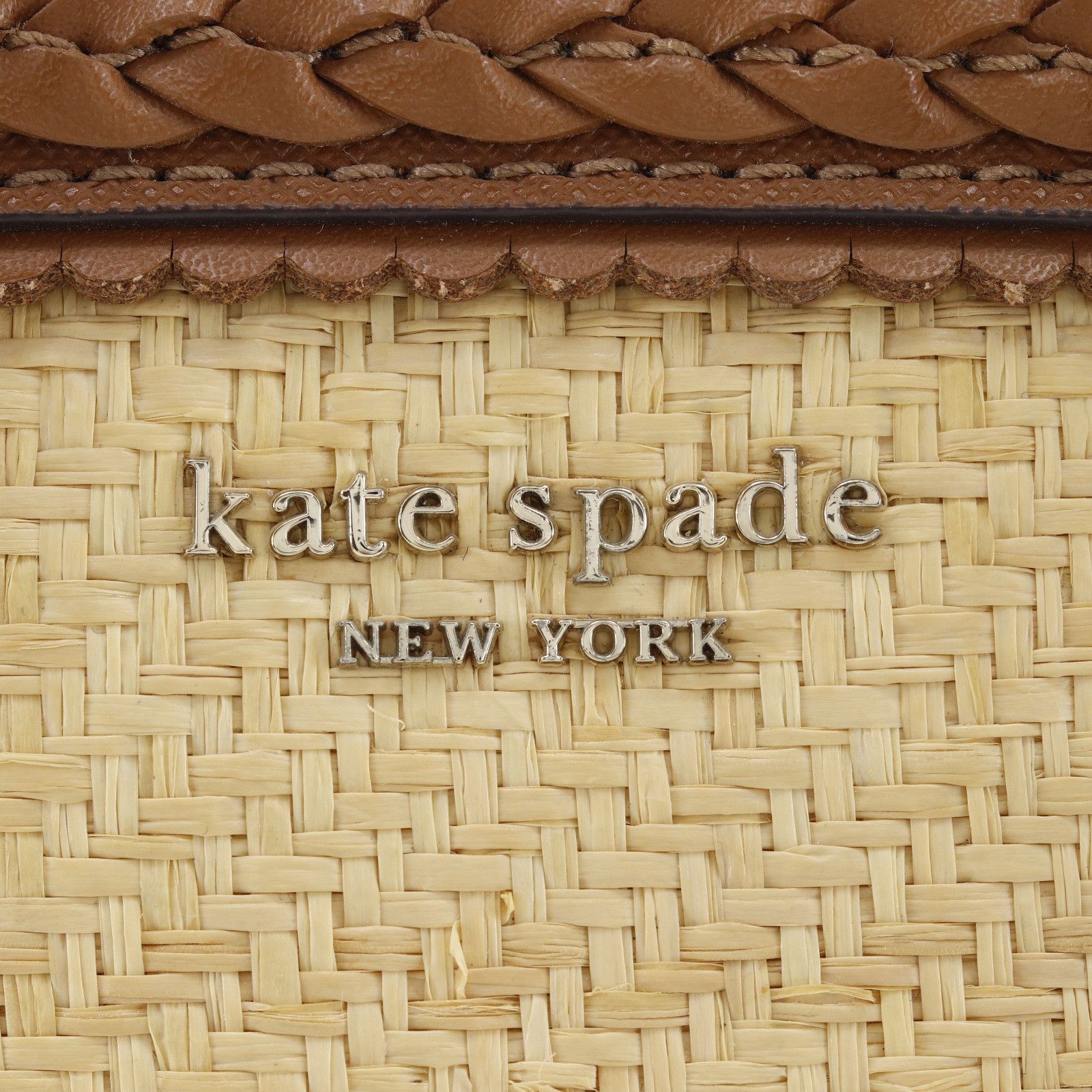 Kate Spade Kate Spade Kate Spade Raylee Straw Leather 2way Bag Leather Handbag DUTY FREE for USA Size ONE SIZE - 15 Thumbnail