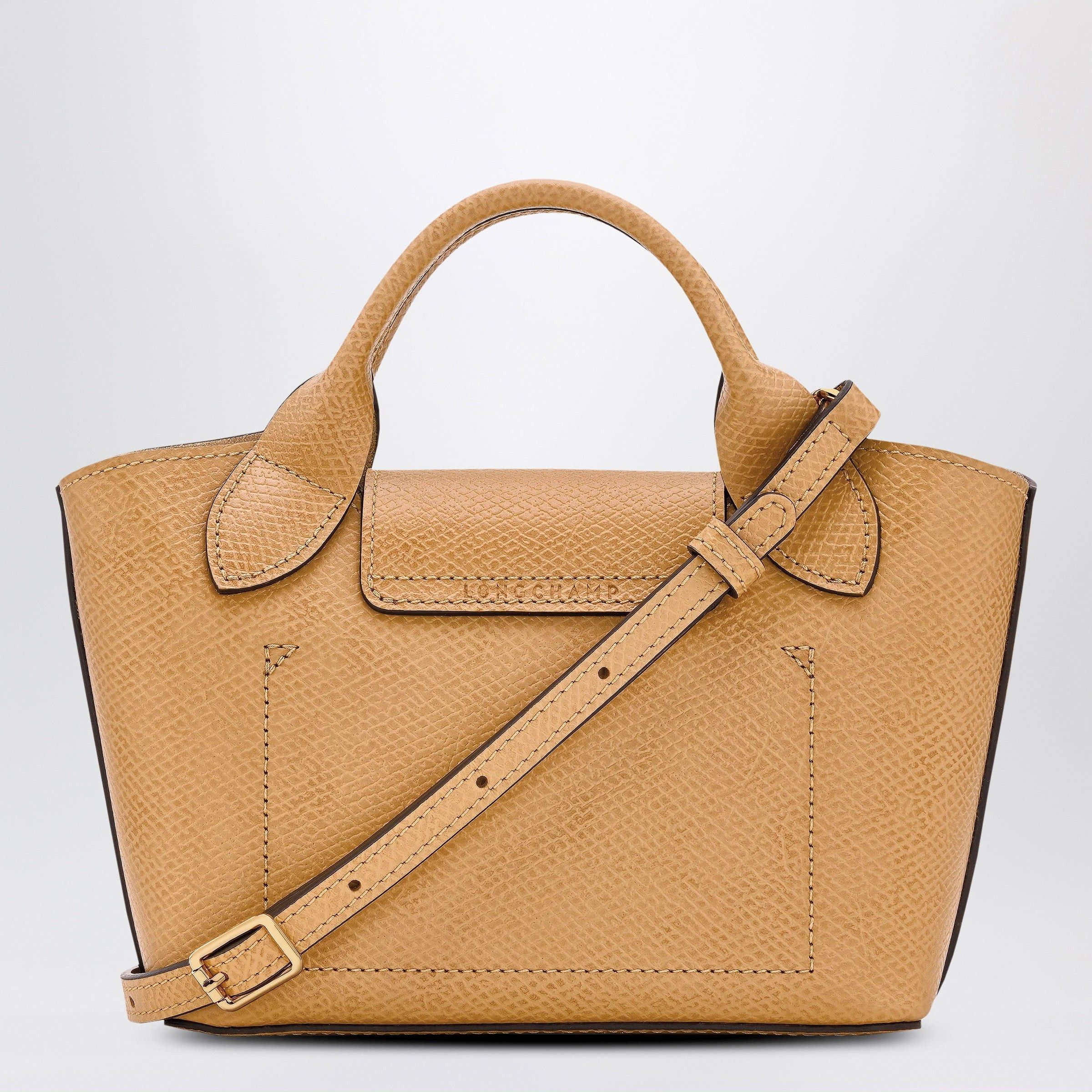 Longchamp Longchamp Xs Ã‰Pure Shopping Bag In Dulce Coloured Leather Size ONE SIZE - 2 Thumbnail
