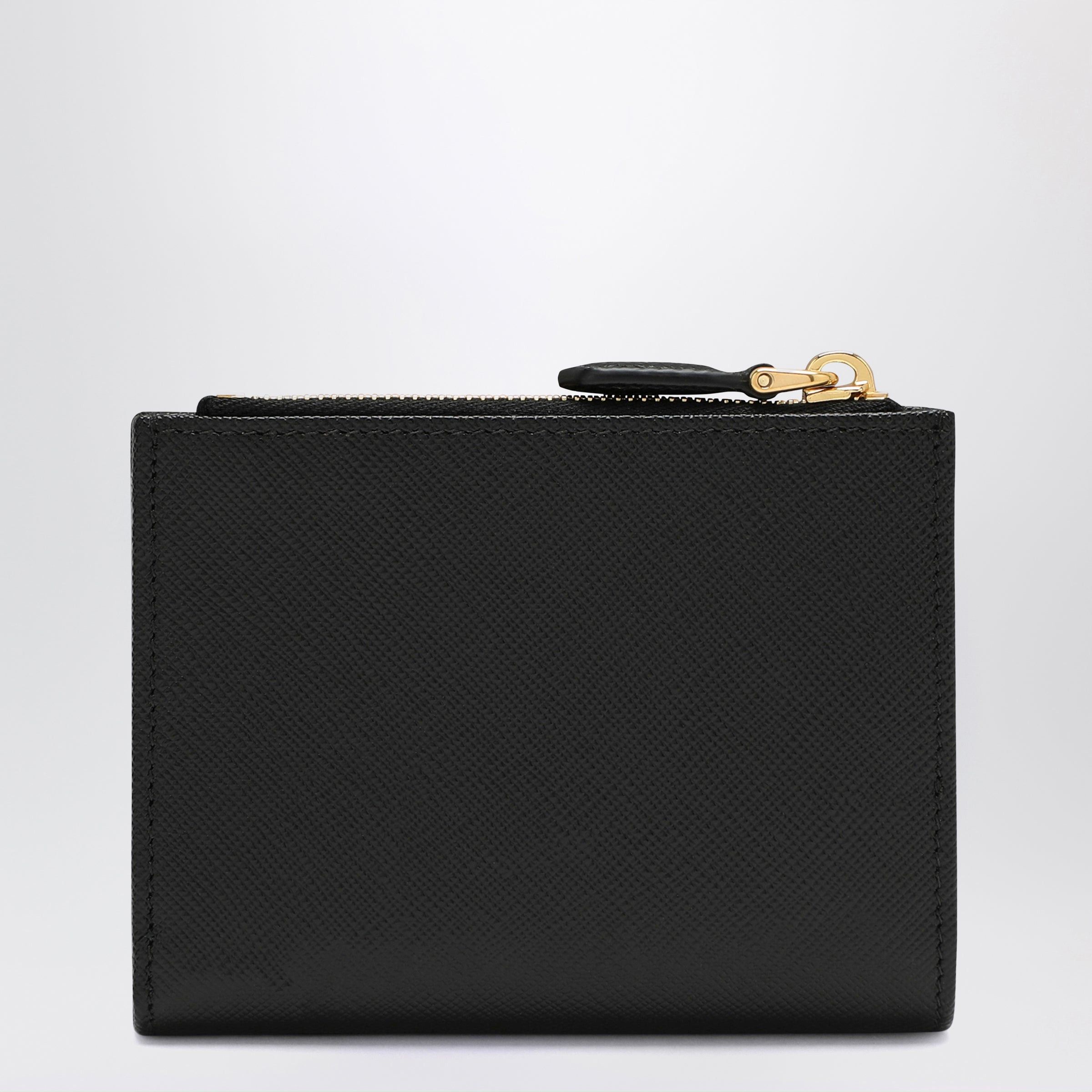 Prada Prada Black Saffiano Leather Wallet Size ONE SIZE - 2 Thumbnail