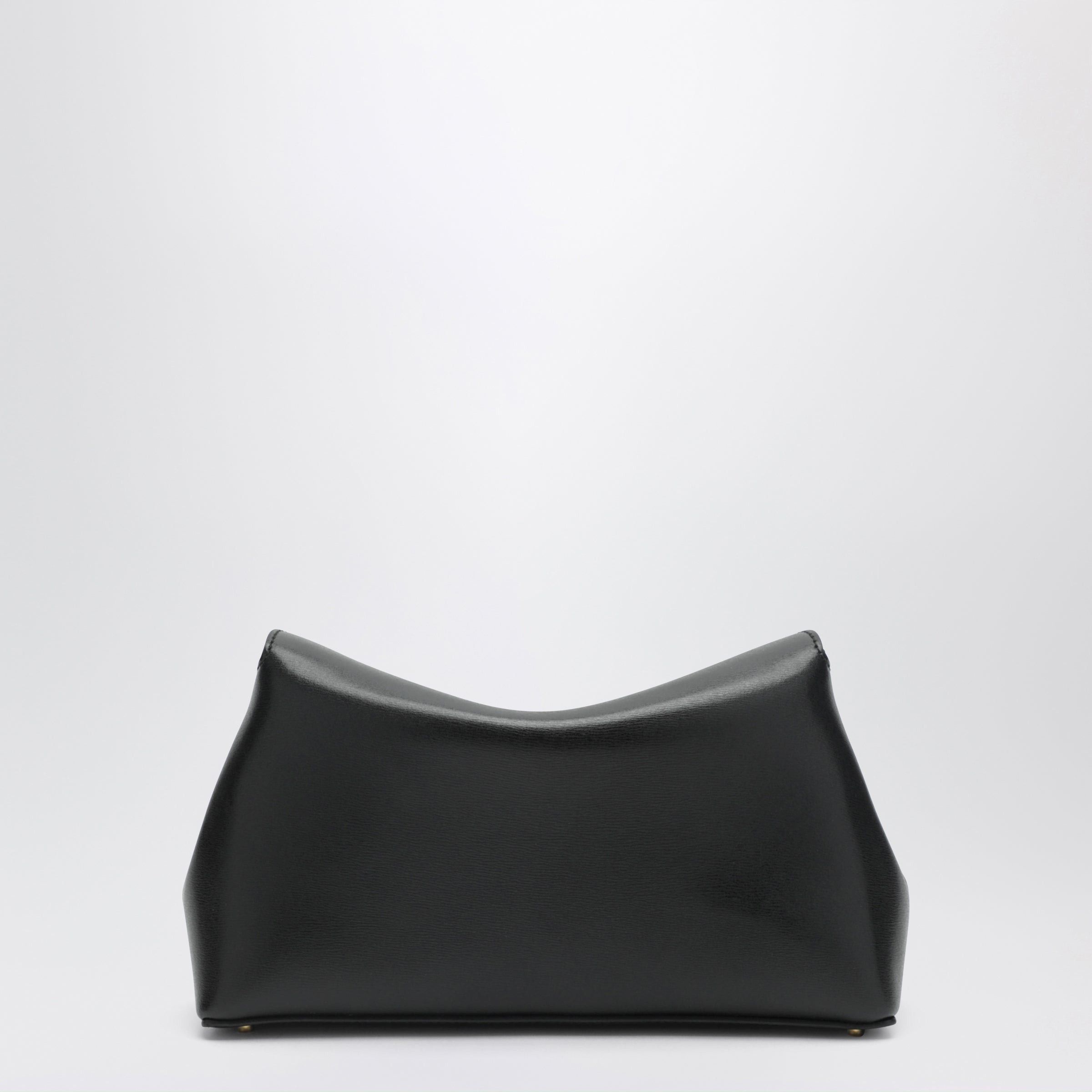Toteme Toteme Black Leather T-Lock Clutch Bag Size ONE SIZE - 2 Thumbnail