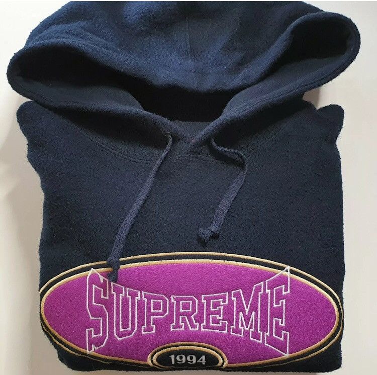 Supreme reverse fleece hot sale hooded sweatshirt