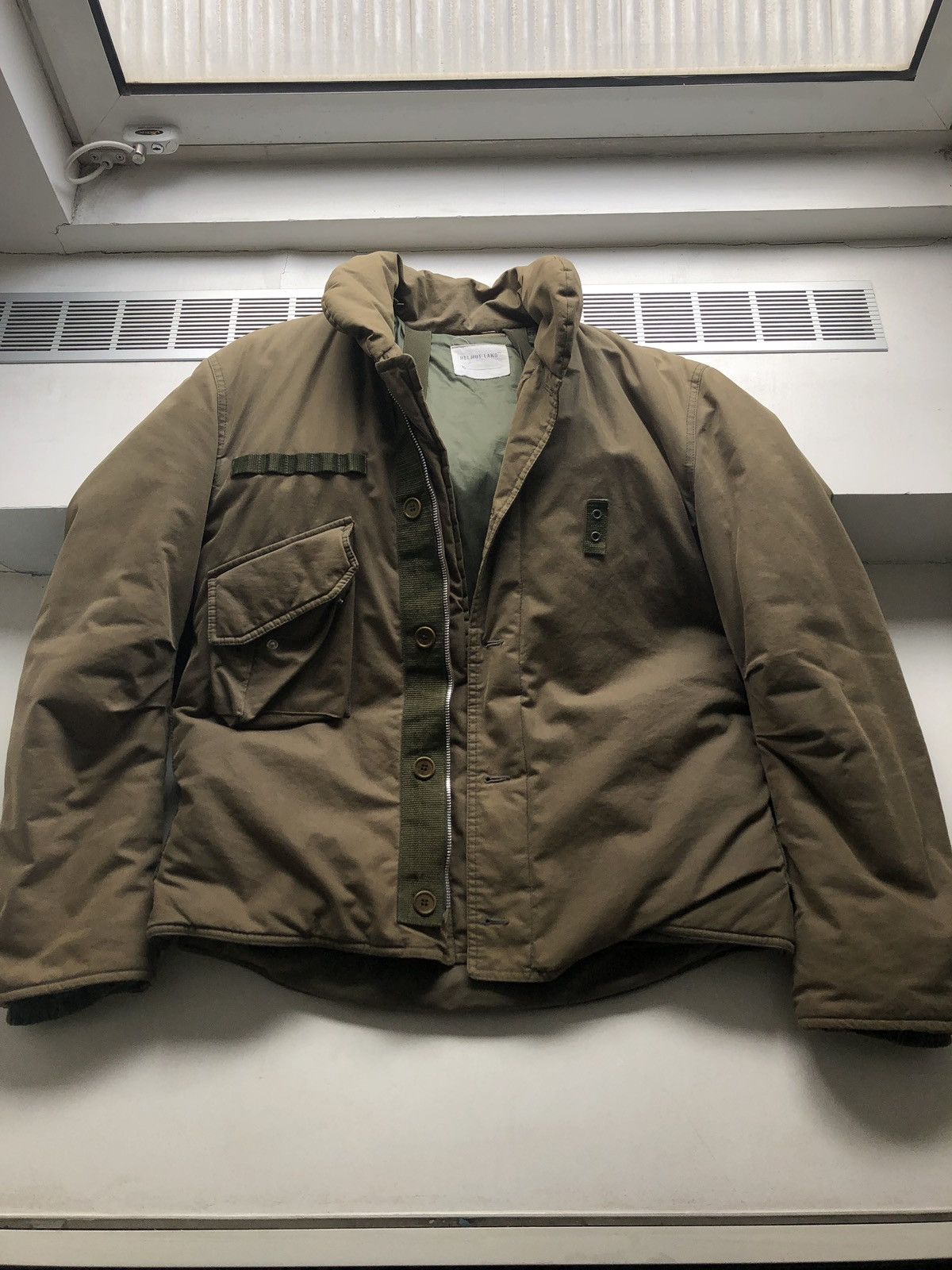 Helmut Lang Helmet Lang Archive Bondage Flak Jacket | Grailed