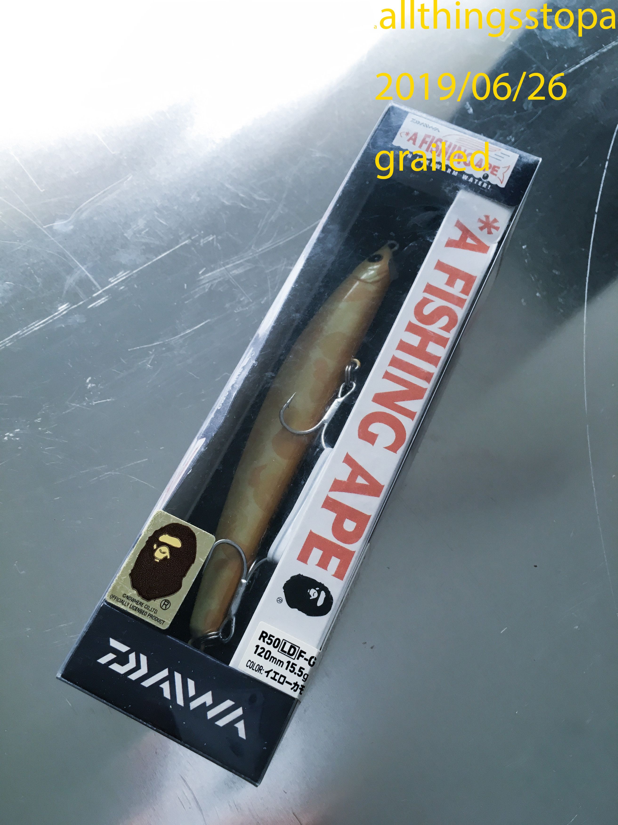 DAIWA A FISHING APE VIB 107S BLUE CAMO color NIP !! BAPE | eBay