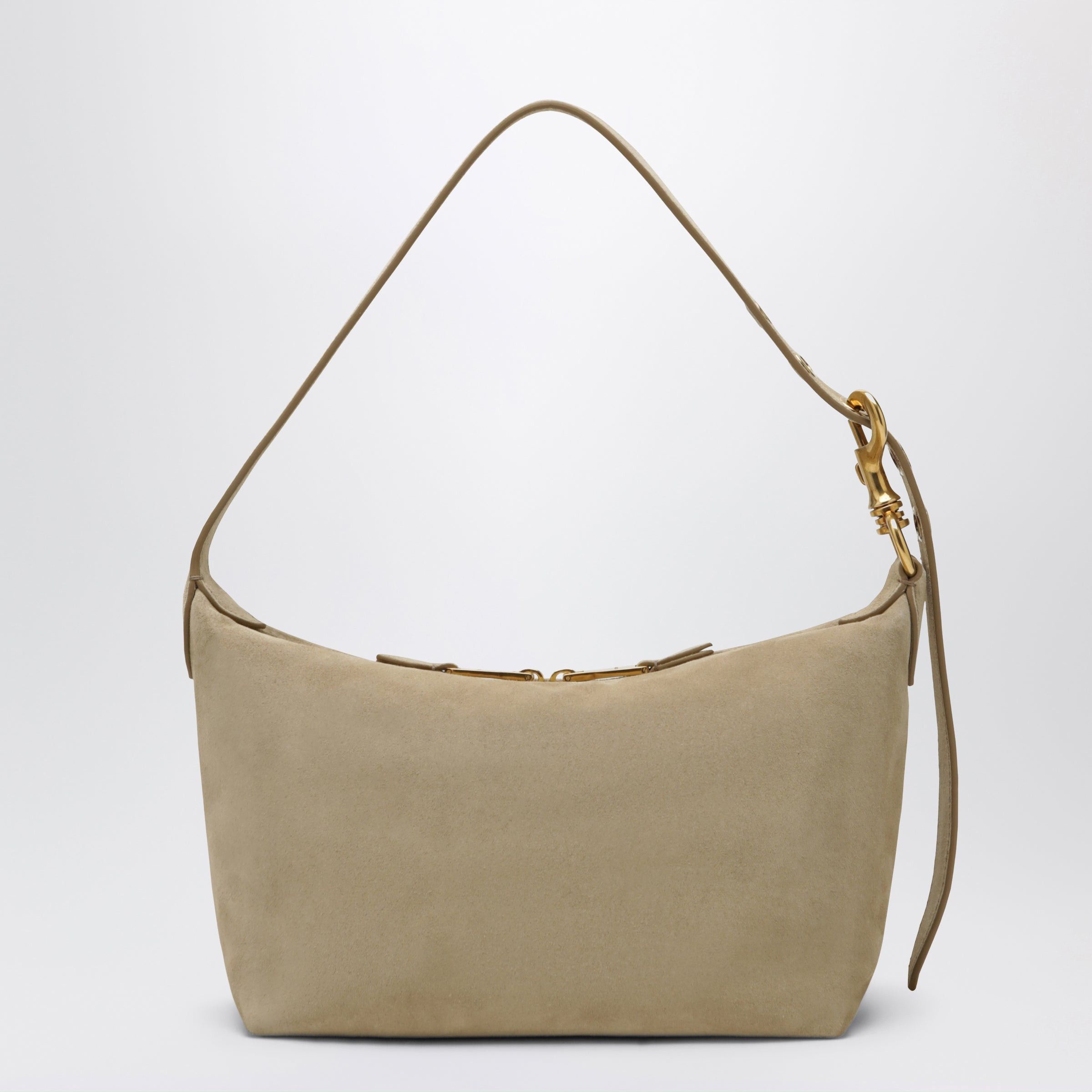 Miu Miu Miu Miu Suede Leather Bowling Bag In Ecru Size ONE SIZE - 2 Thumbnail