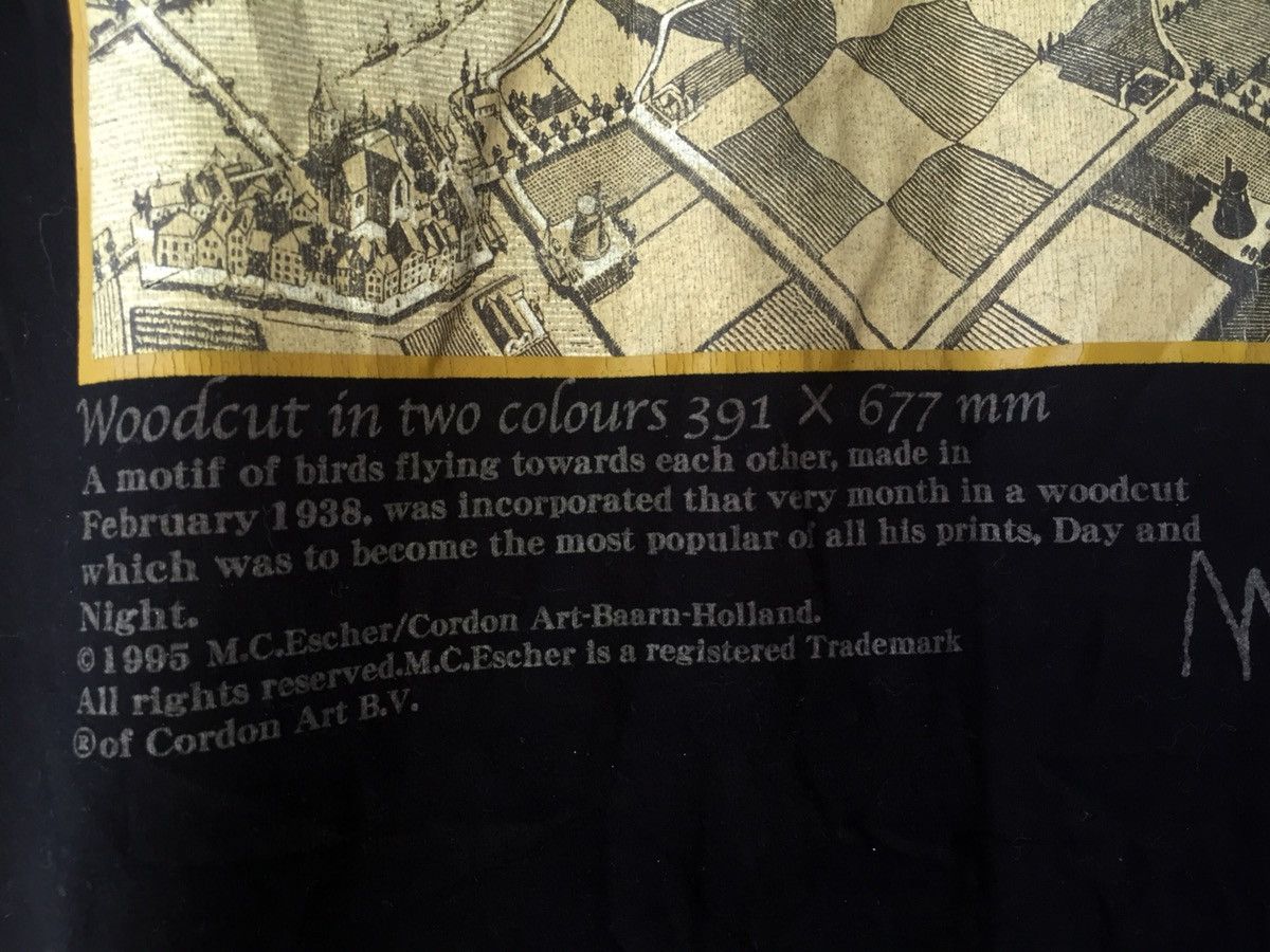 Arts & Science × Vintage Vtg M.C.Escher Cordon Art Baaro Holland Inspiration Design Size US L / EU 52-54 / 3 - 7 Thumbnail