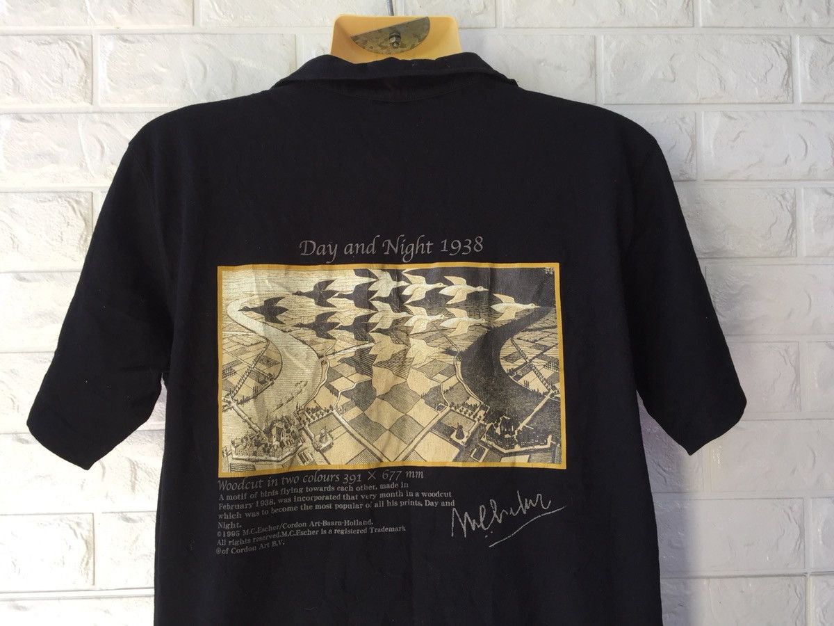 Arts & Science × Vintage Vtg M.C.Escher Cordon Art Baaro Holland Inspiration Design Size US L / EU 52-54 / 3 - 3 Thumbnail