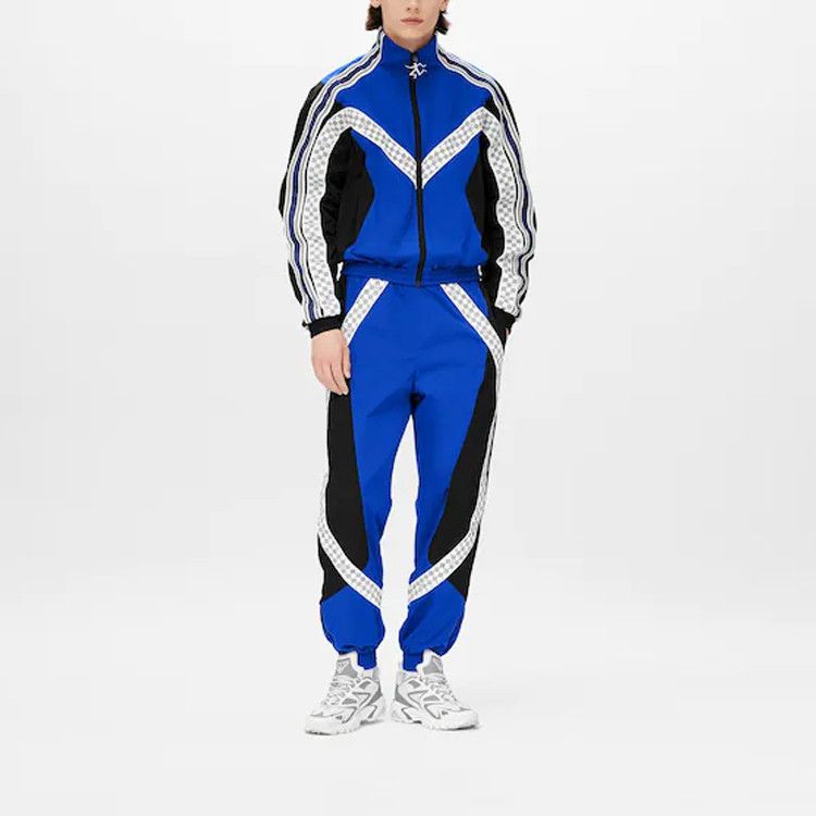 Louis Vuitton Louis Vuitton SS22 Damier Zip Track Jacket Size 48 Size US M / EU 48-50 / 2 - 7 Thumbnail