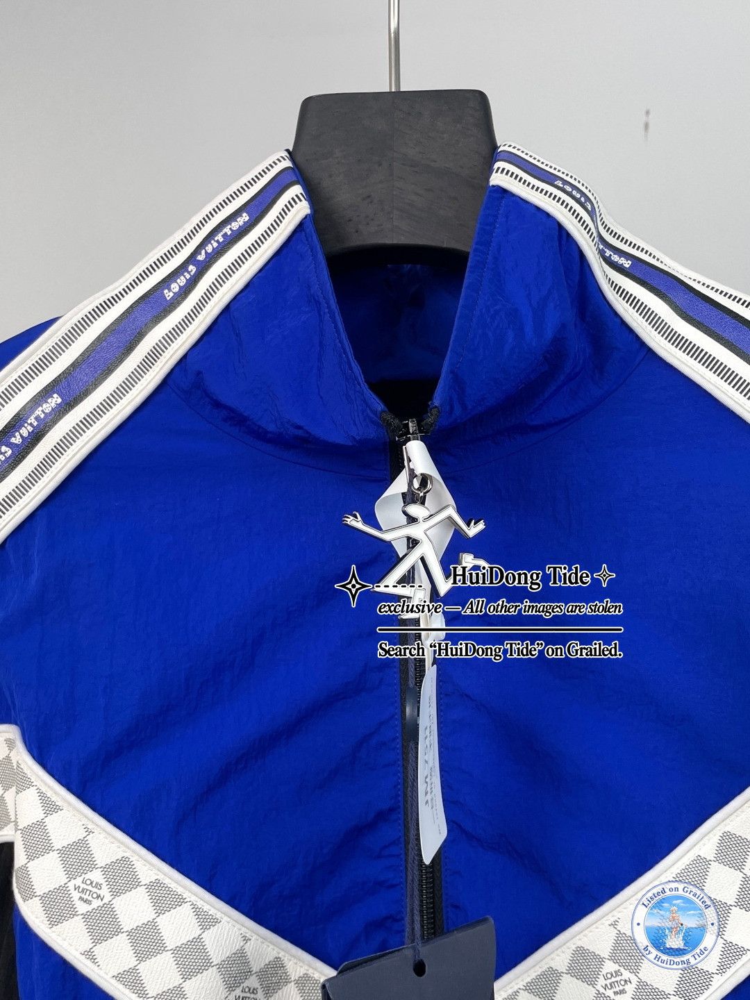Louis Vuitton Louis Vuitton SS22 Damier Zip Track Jacket Size 48 Size US M / EU 48-50 / 2 - 6 Thumbnail