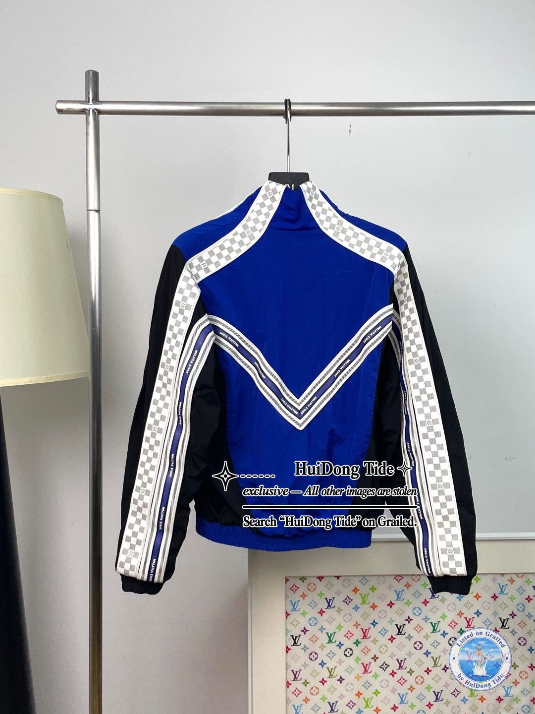 Louis Vuitton Louis Vuitton SS22 Damier Zip Track Jacket Size 48 Size US M / EU 48-50 / 2 - 3 Thumbnail