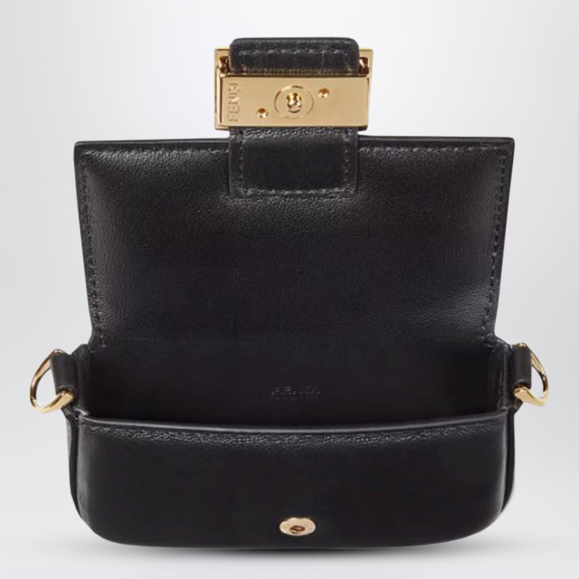 Fendi Fendi Nano Baguette Charm Black Size ONE SIZE - 2 Thumbnail