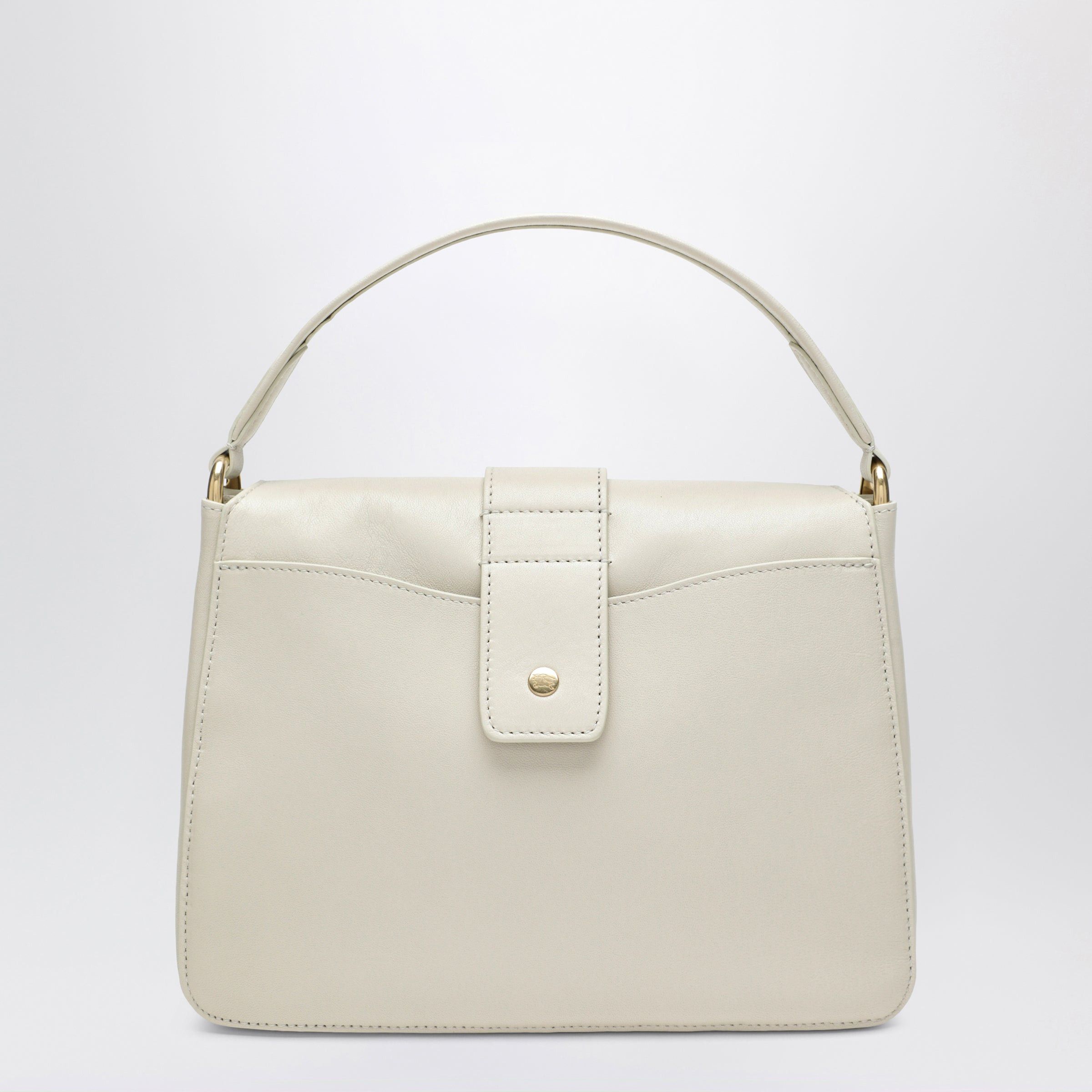 Burberry Burberry Small Rider Shoulder Bag In Beige Lambskin Size ONE SIZE - 2 Thumbnail