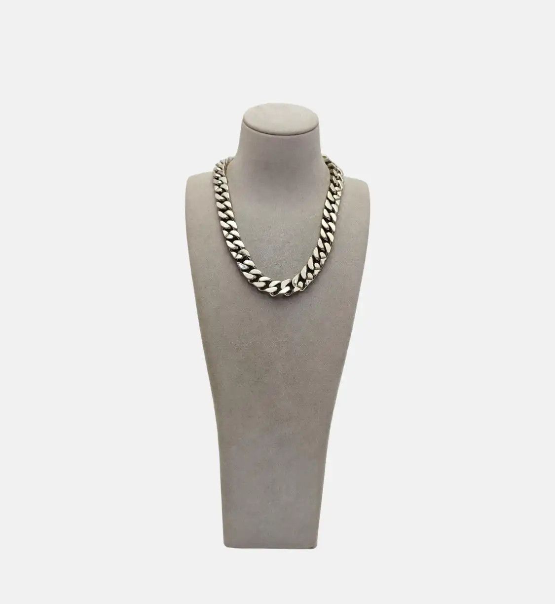Louis Vuitton LOUIS VUITTON LV CHAIN LINKS silver alloy necklace Length 47 cm Size ONE SIZE - 2 Thumbnail