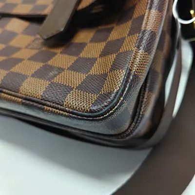 Louis Vuitton LOUIS VUITTON BROADWAY brown coated canvas checkerboard shoulder bag crossbody b Size ONE SIZE - 12 Thumbnail