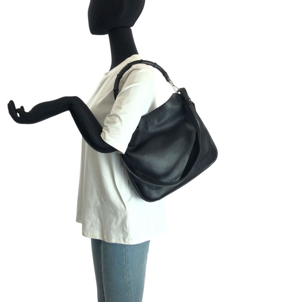 Gucci Gucci Gucci Bamboo Leather 2way bag Leather Shoulder Bag 0014095 DUTY FREE for USA Size ONE SIZE - 7 Thumbnail