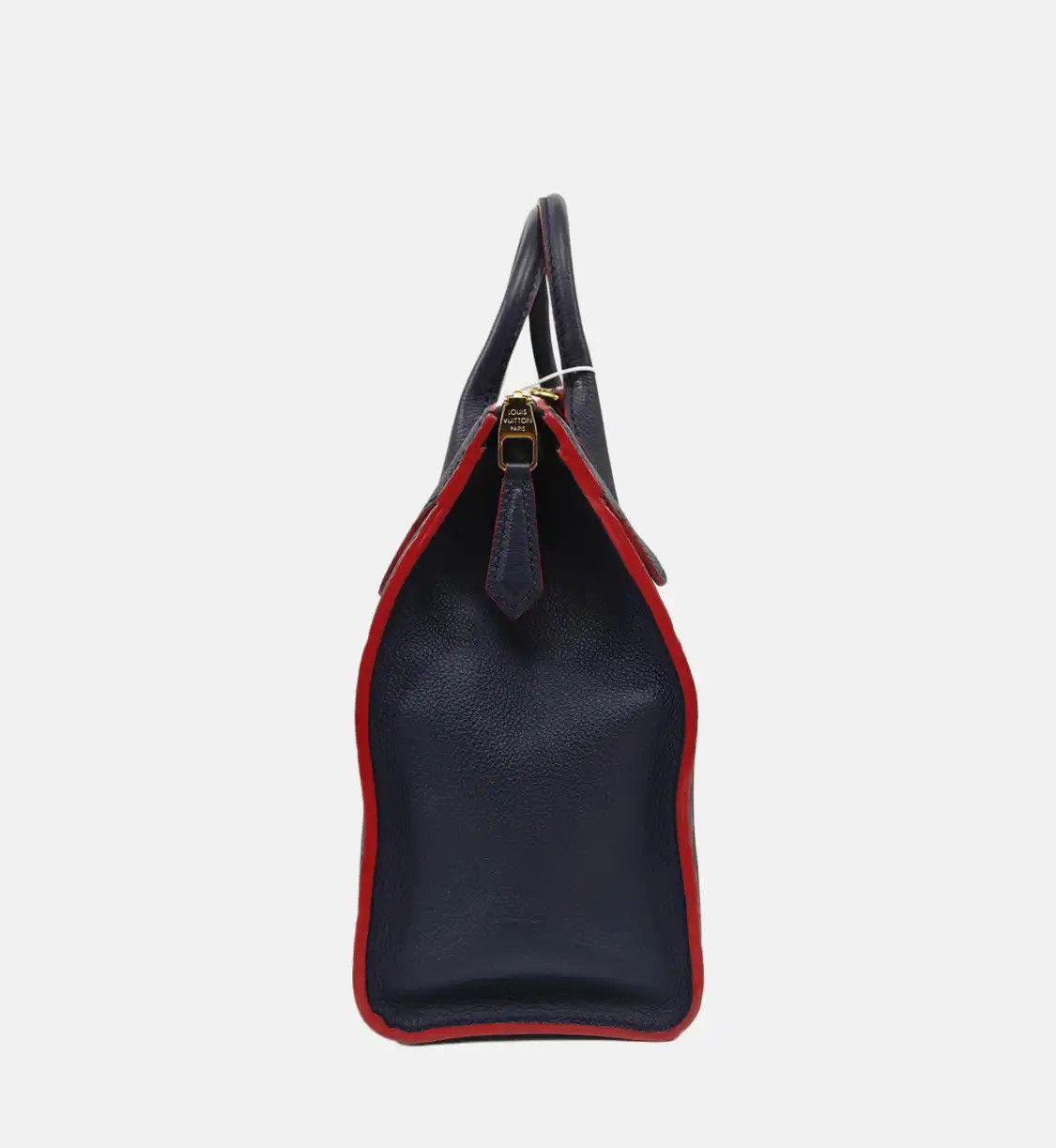 Louis Vuitton LOUIS VUITTON PONNEUF Medium dark bluecowhide leather monogram embossed handbag Size ONE SIZE - 4 Thumbnail