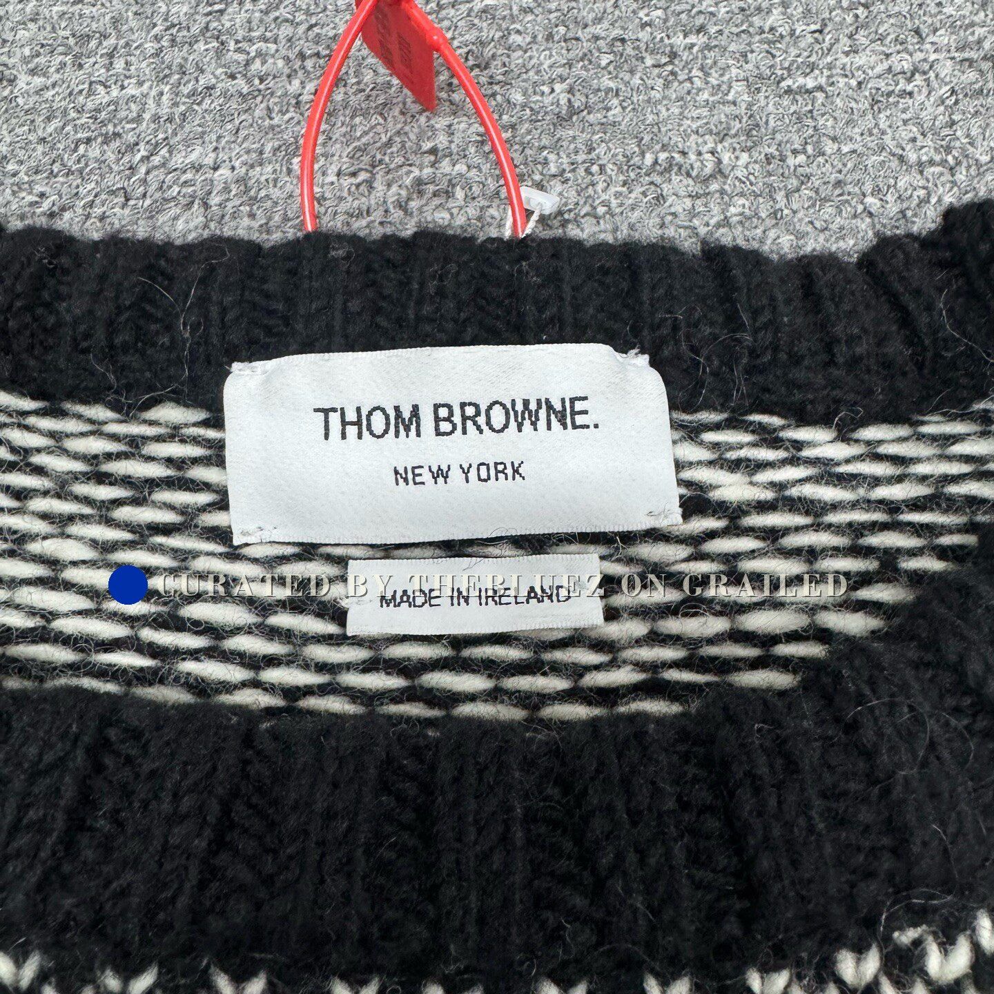Thom Browne Thom Browne Fair Isle Whale Knit Sweater Size US S / EU 44-46 / 1 - 7 Thumbnail