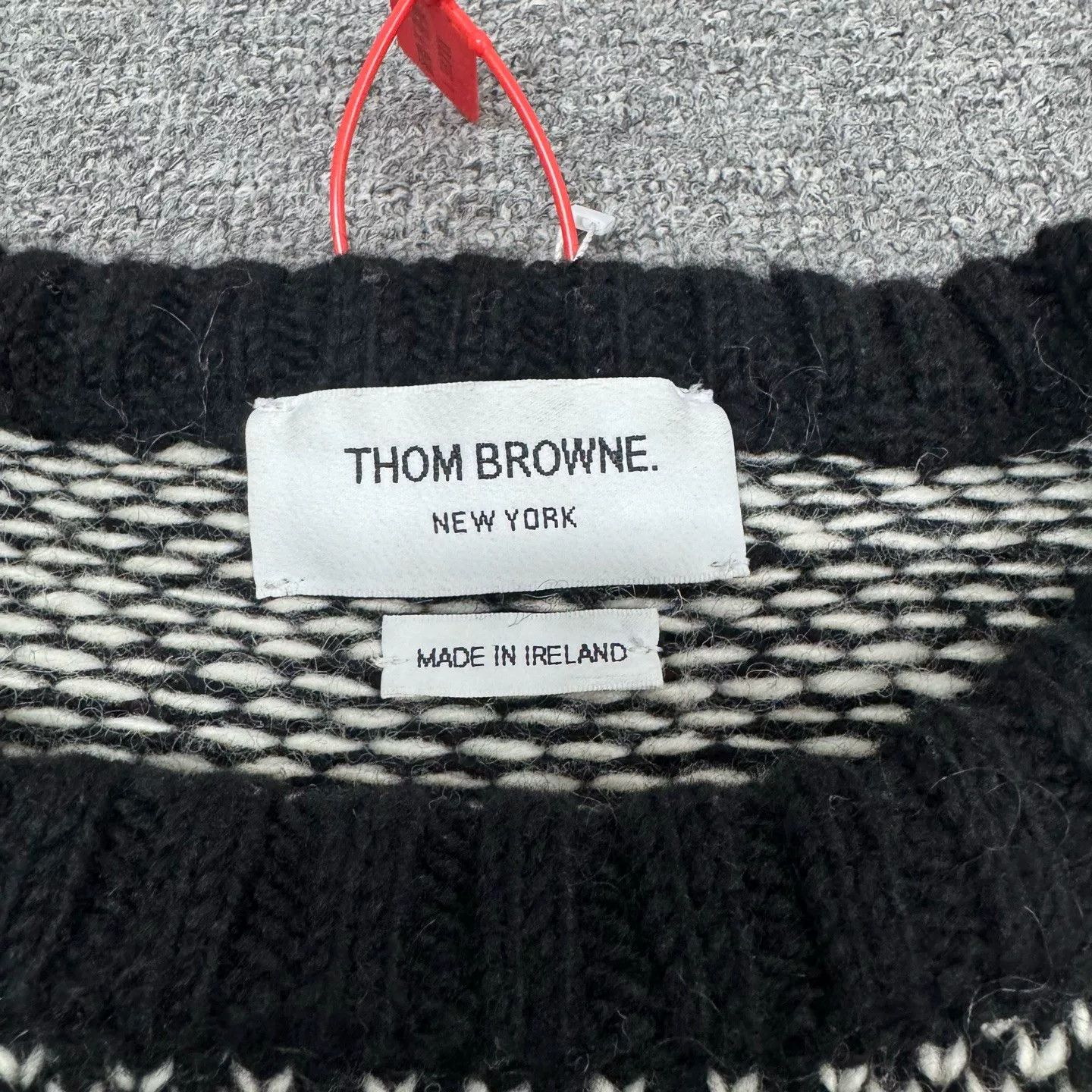 Thom Browne Thom Browne Fair Isle Whale Knit Sweater Size US S / EU 44-46 / 1 - 6 Thumbnail