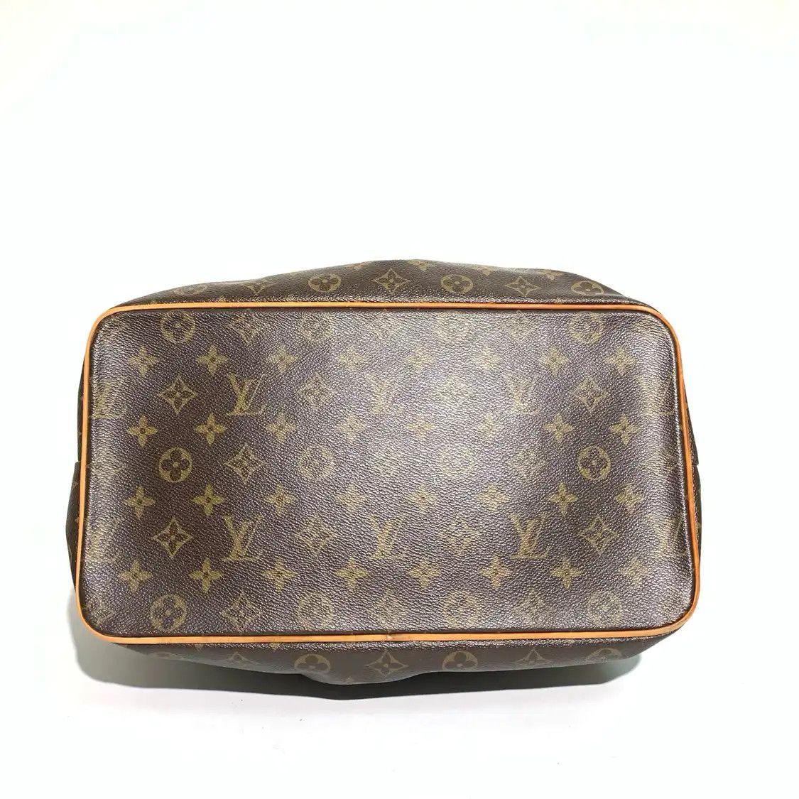 Louis Vuitton LOUIS VUITTON PALERMO Large brown coated canvas monogram ...